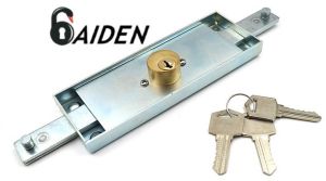 Aiden Stainless Steel Rolling Shutter Lock Brass Cylinder