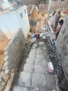 Staircase Steps Cutting Work