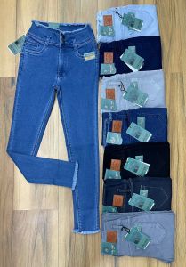 Women Denim Jeans, Color : Blue