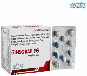 Ginorap 9G Multivitamin Capsule, Packaging Type : Box