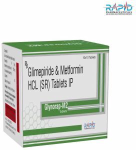 Glynorap M2 Glimepiride Metformin Hydrochloride Tablet