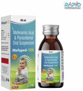 Mefaped 125 Mefenamic Acid Paracetamol Syrup