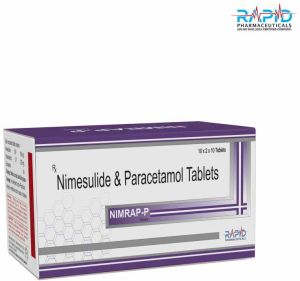 Nimrap P Nimesulide Paracetamol Tablet