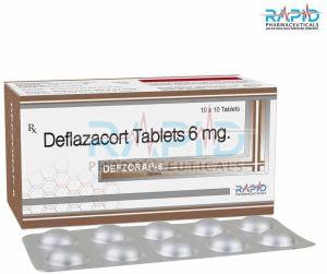 Defzorap 6mg Deflazacort Tablet, Packaging Type : Box