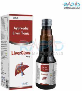 Liverglow Ayurvedic Liver Tonic, Packaging Type : Bottle