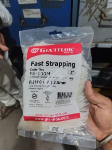 Giantlok Nylon Cable Tie, Color : White