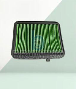Plastic Honda Dream Yuga Motorcycle Air Filter, Color : Black & Green