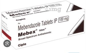 Mebendazole Tablets, Color : White., Grade : Allopathic