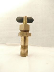 Brass Polished Finish Plastic Water Tap, Color : Golden 'T' Handle