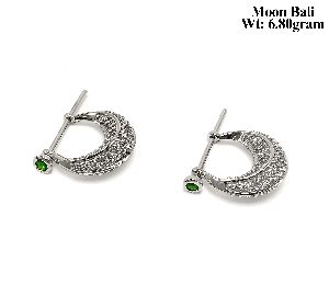 Polished 92.5 New Design Silver Moon Bali, Brand Name : Sunbera