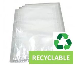 Plain Recycled Plastic Bag, Color : Transparent for Packaging Use