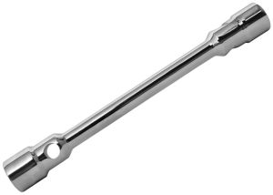 Steel Two Way Wheel Spanner, Color : Silver