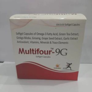 Omega 3 Fatty Acid Green Tea Extract Ginkgo Biloba Ginseng Vitamin Mineral Antioxidant Capsules