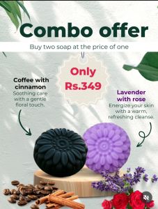 Handmade Bath Soaps, Shape : Flower