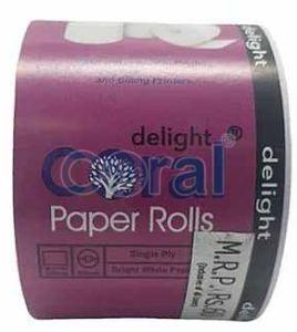 57x80mm 1 Ply Coral Delight Paper Roll