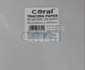 Coral A3 Tracing Paper