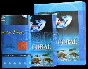 Coral Dot Matrix Paper