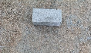 Plain Solid Concrete Block 16x8x6 Inch