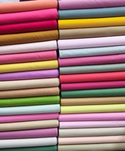 Plain Multicolor Cotton Poplin Fabric for Used Clothing