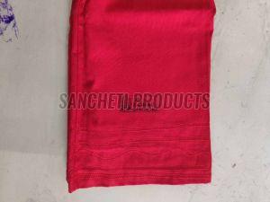 Red Plain Cotton Poplin Petticoat