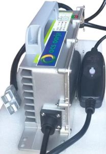 Mild Steel Electric Ev Charger for E Rickshaw Battery, Color : White