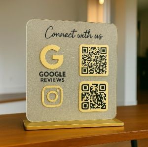 Acrylic Review Stand