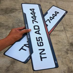 Car Gel Number Plate