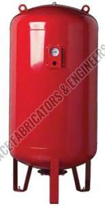 Stainless Steel Dry Chemical Powder Vessel, Color : Red
