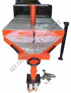 Carbon Steel & Mild Steel Trailer Mounted Foam Monitor, Color : Red