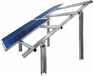 Aluminum Rail Solar Panel Structure