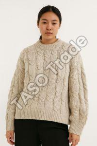  Chunky Cable Knitted Sweater, Packaging Type : Corrugated Box