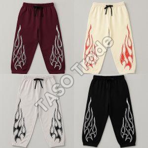 Printed Streetwear Joggers, Fit Type : Relaxed / Straight Casual Fit