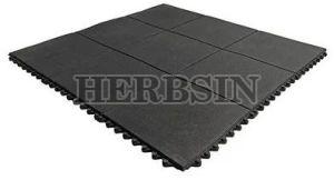 Black Rubber Floor Mat
