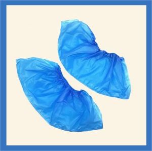 Non Woven Fabric Blue Disposable Surgeon Shoe Cover