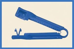 Medical Grade PVC Blue Umbilical Cord Clamp