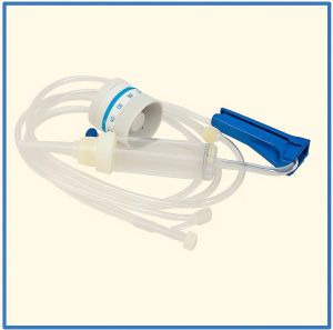Medical Grade Plastic Dial Flow Infusion Set, Color : Transparent