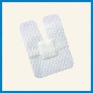 Medical Grade Adhesive IV Cannula Fixator, Color : White 6CM