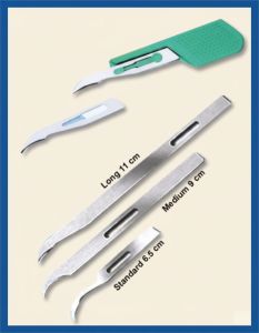 Stainless Steel Stitch Cutter, Color : Silver