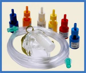 Medical-grade Non-toxic PVC Venturi Mask with 7 Diluters