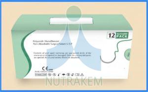 Polyamide Monofilament Suture, Color : Black & Blue