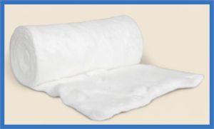 White Surgical Absorbent Cotton Roll for Medical Purposes