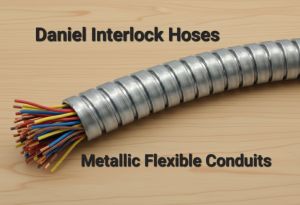 S.S. 304 Metal Flexible Conduits, Brand Name : Daniel Interlock Hoses