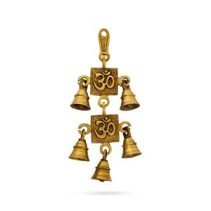 Brass Polished Hanging Bell, Brand Name : Giri