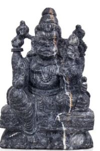 Natural Fossil Texture Narasimha Lakshmi Shaligram Murti