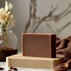 Cocoa Butter Organic Soap, Color : Brown, Gender : Unisex for Bathing