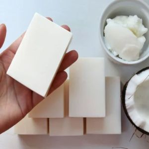 Coconut Oil Organic Soap, Form : Bar for Bathing
