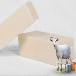 Goat Milk Organic Soap, Color : Creamy for Body Cleansing