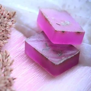 Lavender Organic Soap, Color : Purple, Form : Bar