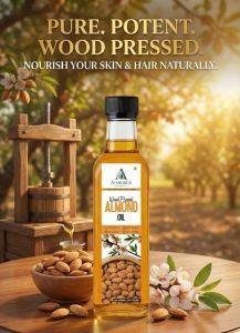 Wood Pressed Almond Oil, Brand Name : Aromatix Organic