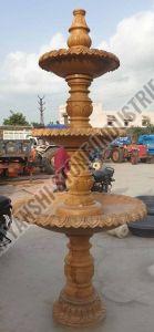 6 Feet Sandstone Fountain for Outdoor Decoration